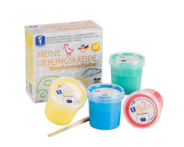 MEINE LIEBLINGSKREIDE – Flüssige Straßenmalkreide in 4 brillanten Farben